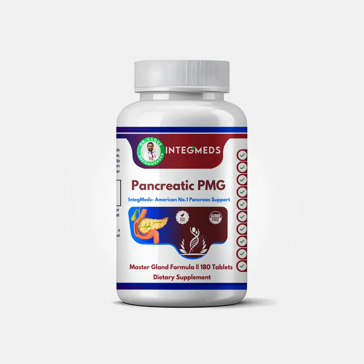Integmeds Pancreatic PMG 180 Tablets