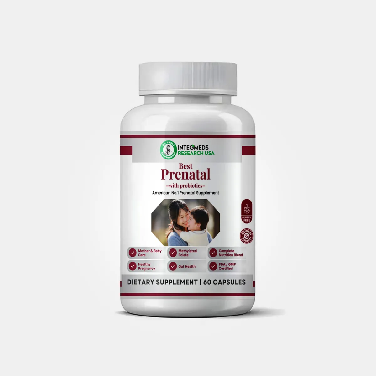 Integmeds Prenatal – with Probiotics 60 Cap