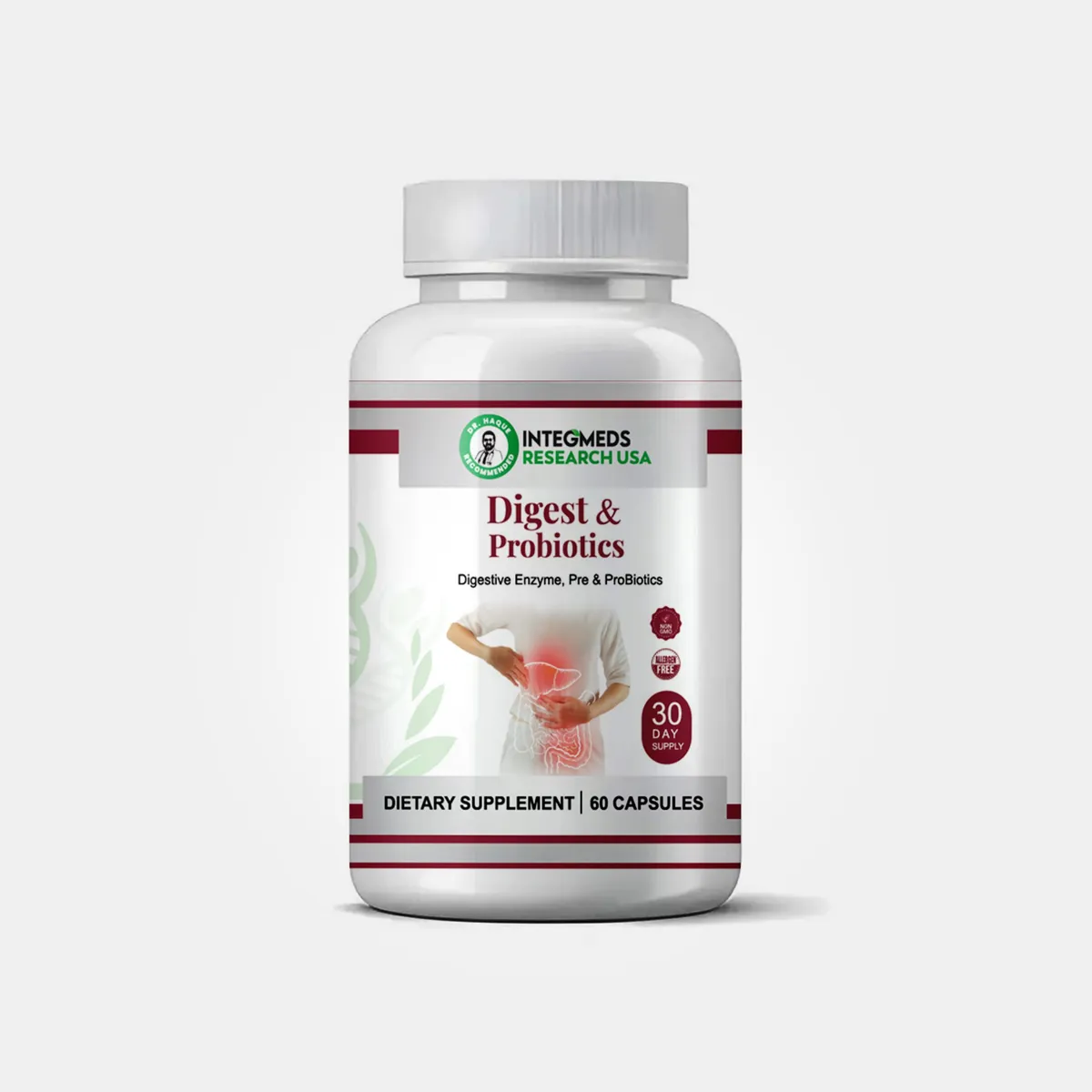 Integmeds Digest & Probiotics 60 Capsules